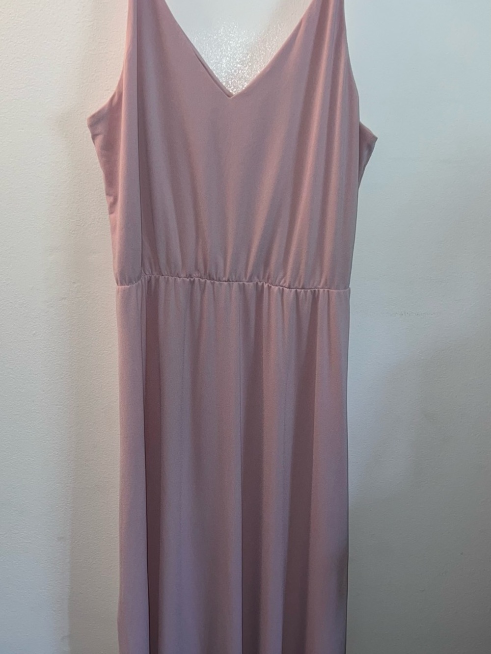 H&M Dusty Rose V-Neck Maxi Dress
